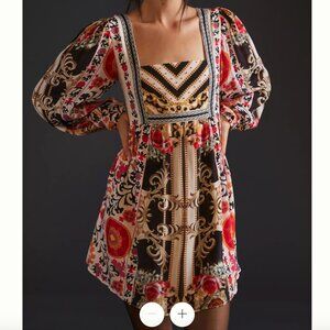 Anthropologie Nikasha Floral Mini Dress